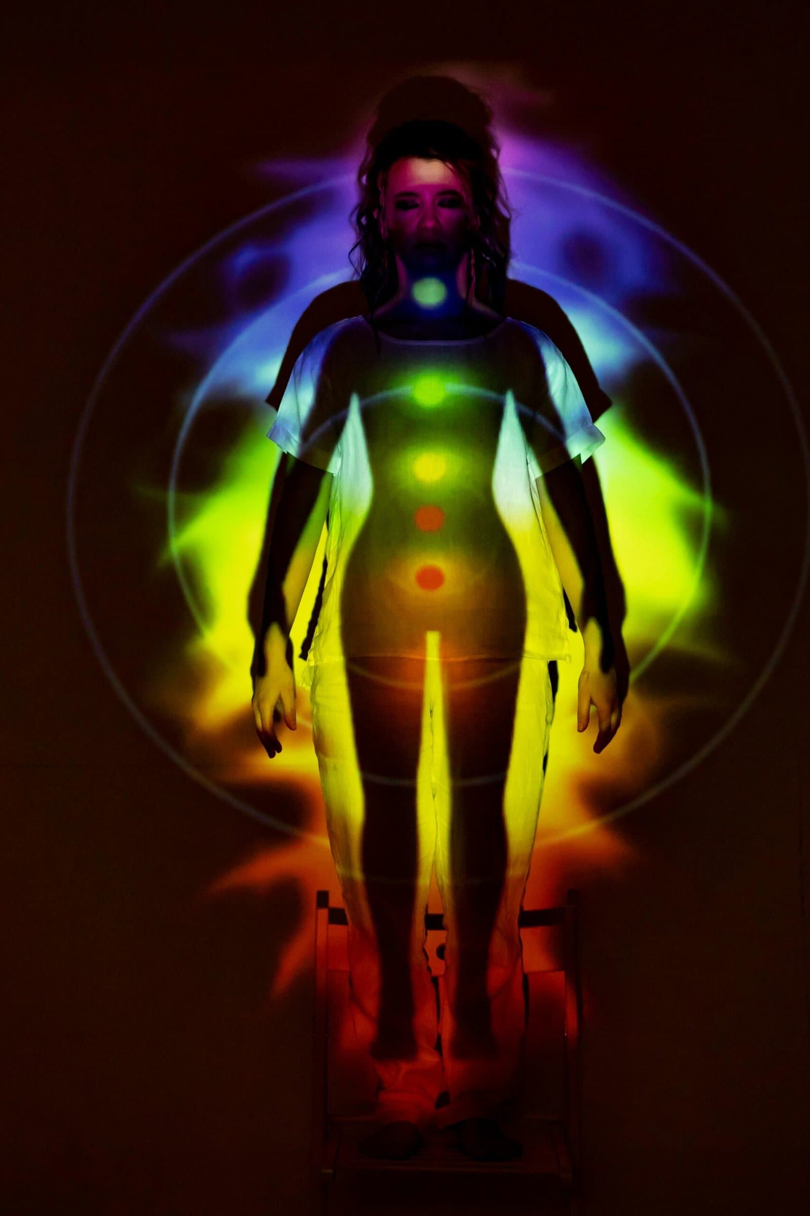 Reiki energy chakra visualization